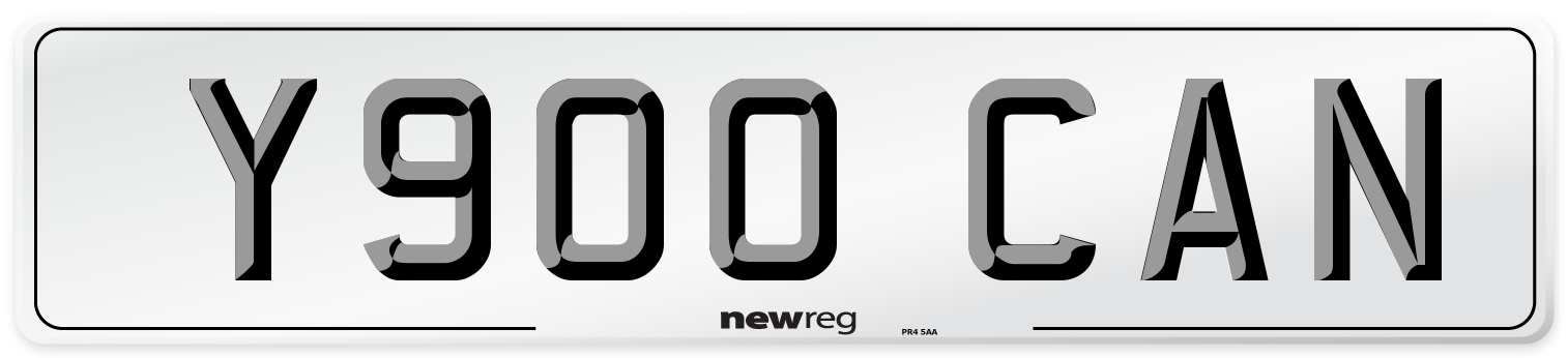 Y900 CAN Front Number Plate