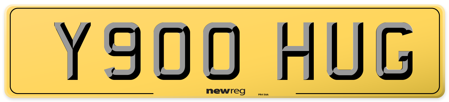 Y900 HUG Rear Number Plate