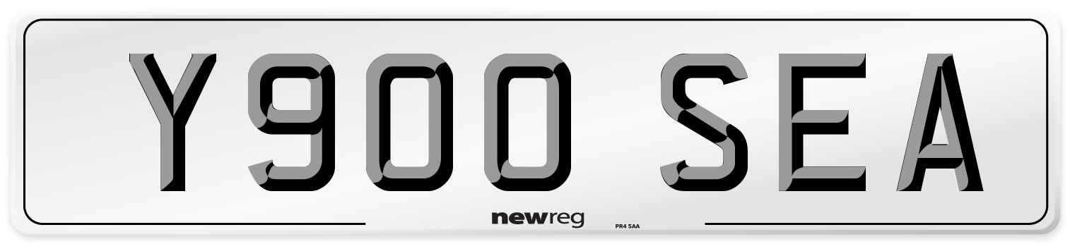 Y900 SEA Front Number Plate