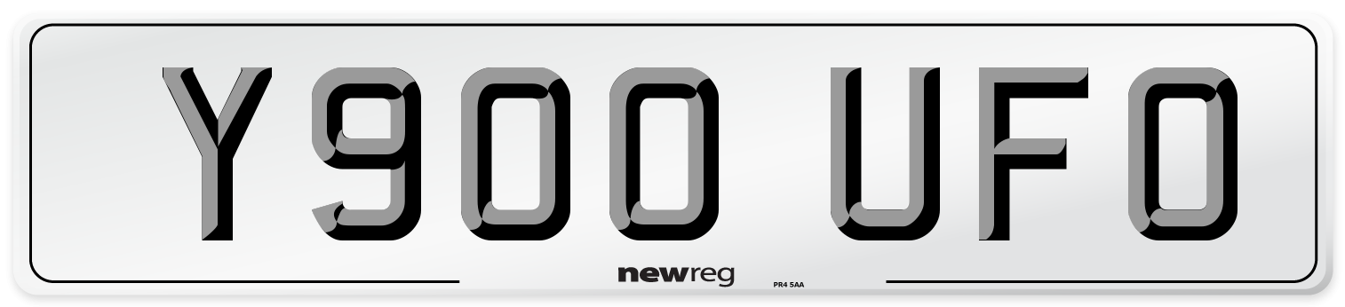 Y900 UFO Front Number Plate