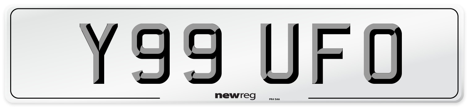 Y99 UFO Front Number Plate