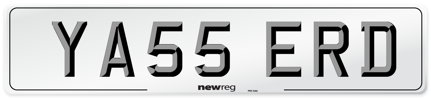 YA55 ERD Front Number Plate