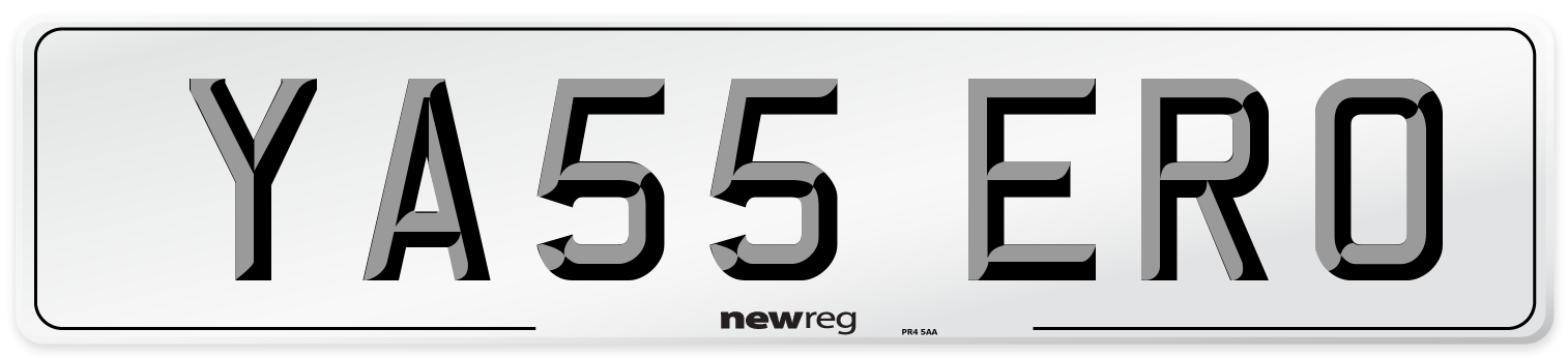 YA55 ERO Front Number Plate